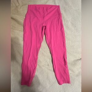 Pink Lululemon Align Leggings